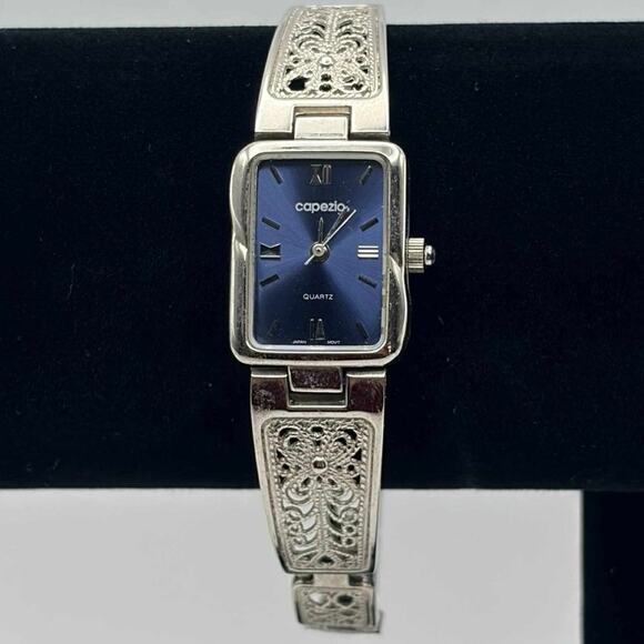 Silver & Blue Capezio Watch - Picture 1 of 5